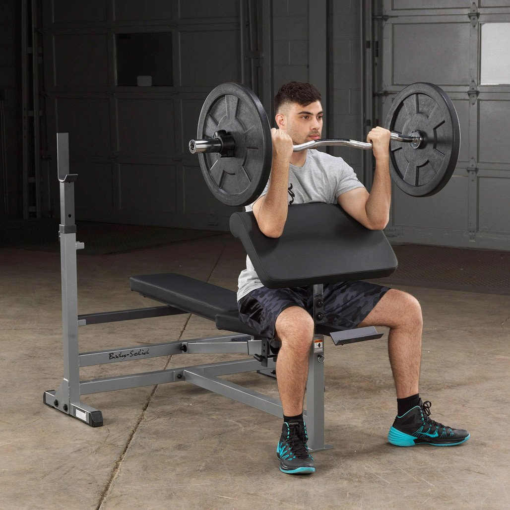 Body-Solid Weight Bench Preacher Curl Attachment - Image 2
