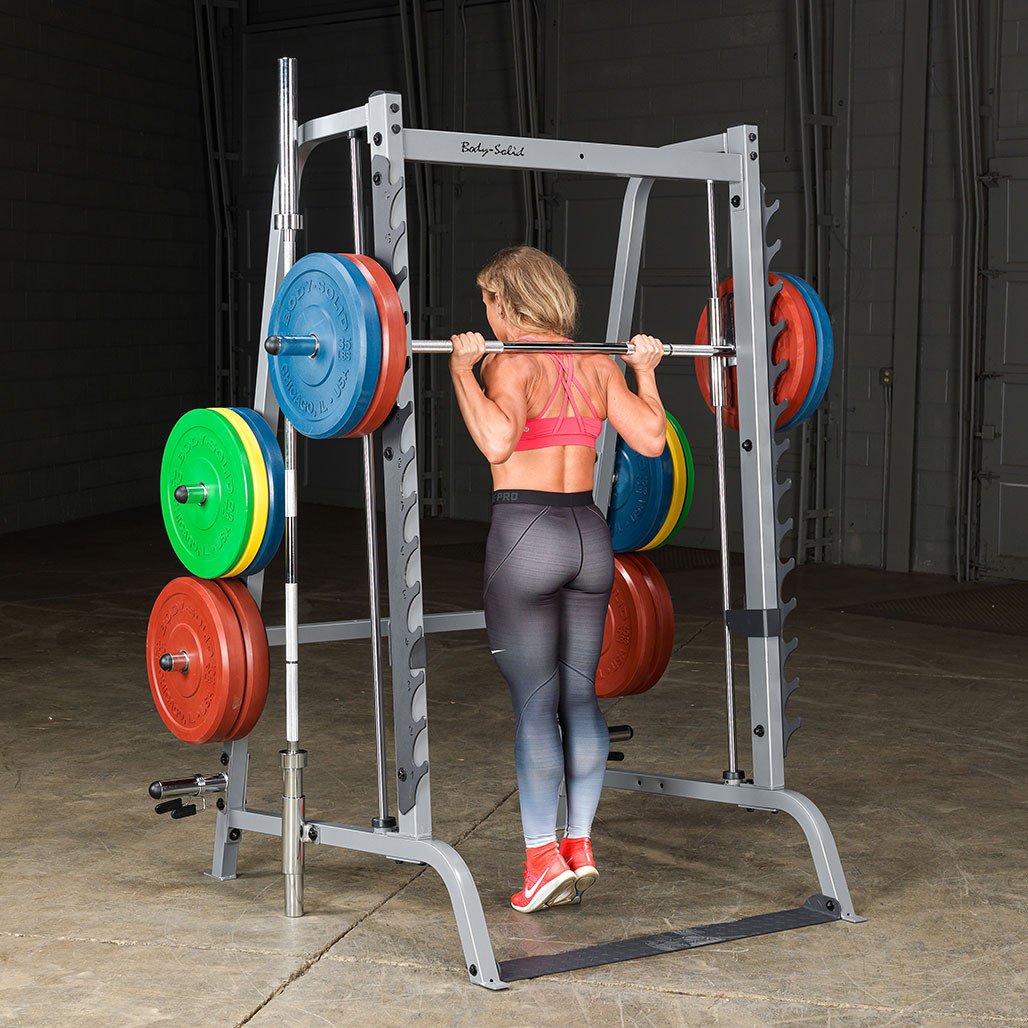 Body-Solid Series 7 Smith Machine, Silver Finish - Image 3