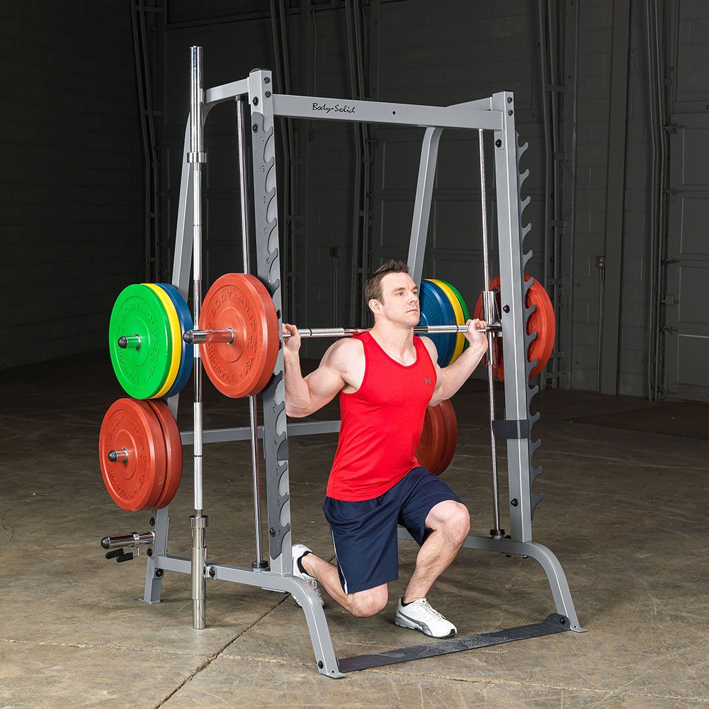 Body-Solid Series 7 Smith Machine, Silver Finish - Image 4