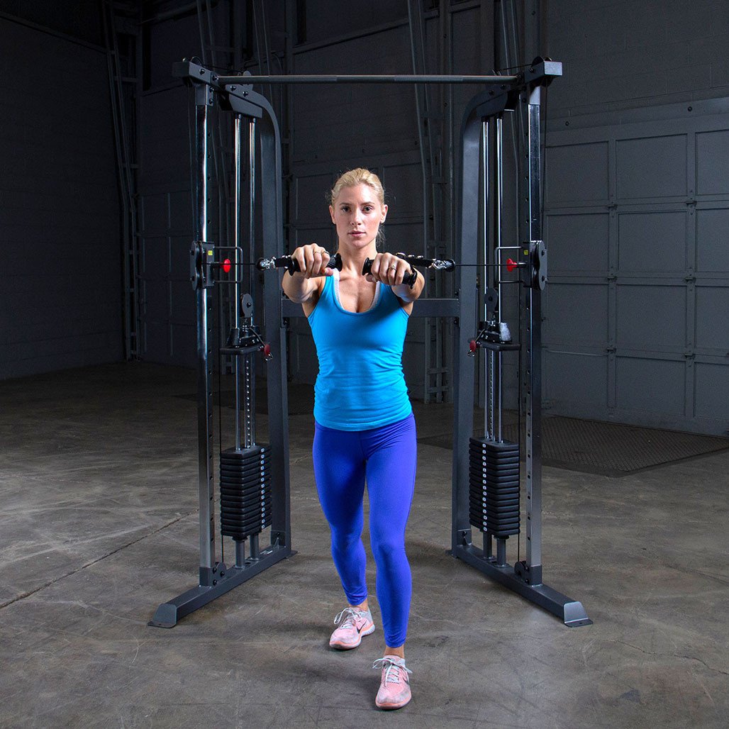 Powerline PFT100 Dual Stack Functional Trainer with Vertically Adjustable Pulleys - Image 4