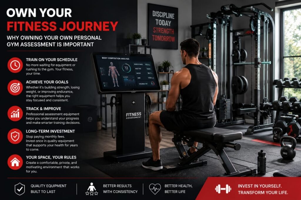 Fitness equipment in a training environment