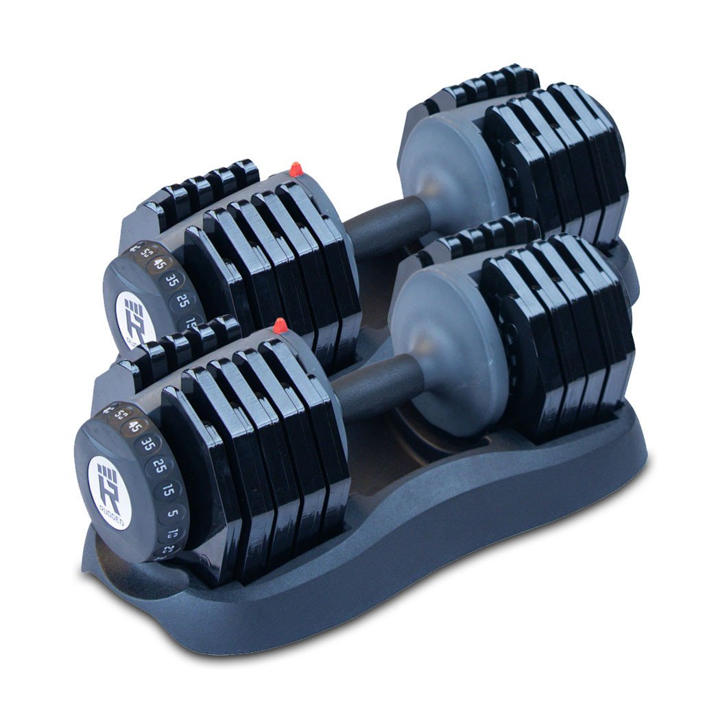 Rugged Flat Incline Bench with Adjustable Dumbbell Set - Image 2